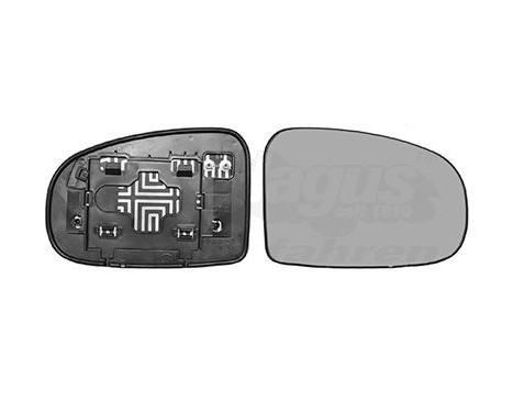Mirror Glass, outside mirror 5410838 Hagus