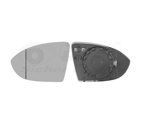 Mirror Glass, outside mirror 5769837 Hagus