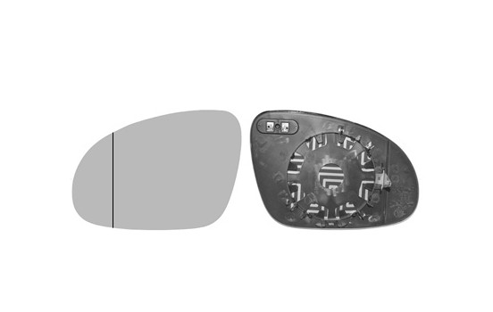 Mirror Glass, outside mirror 5895837 Hagus