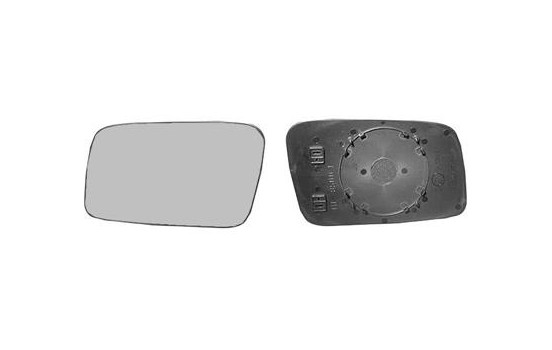 Mirror Glass, outside mirror 5930836 Hagus