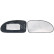 Mirror Glass, outside mirror 6402399 Alkar