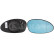 Mirror Glass, outside mirror 6412843 Alkar