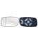 Mirror Glass, outside mirror 6423436 Alkar