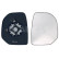 Mirror Glass, outside mirror 6432998 Alkar