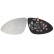 Mirror Glass, outside mirror 6471817 Alkar