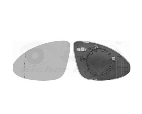 Mirror Glass, outside mirror 7422837 Hagus