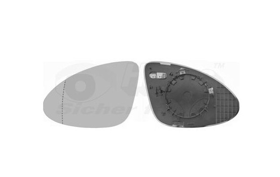 Mirror Glass, outside mirror 7422837 Hagus