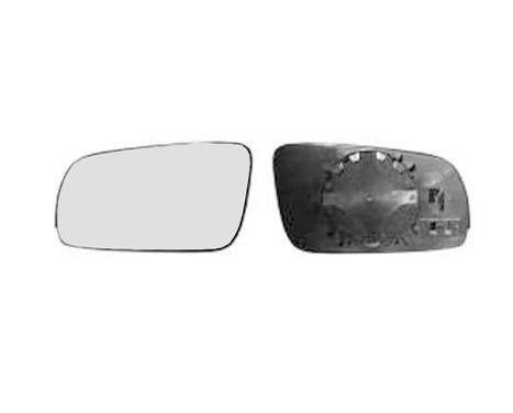 Mirror Glass, outside mirror 7615831 Hagus