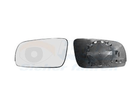 Mirror Glass, outside mirror 7615831 Hagus, Image 2