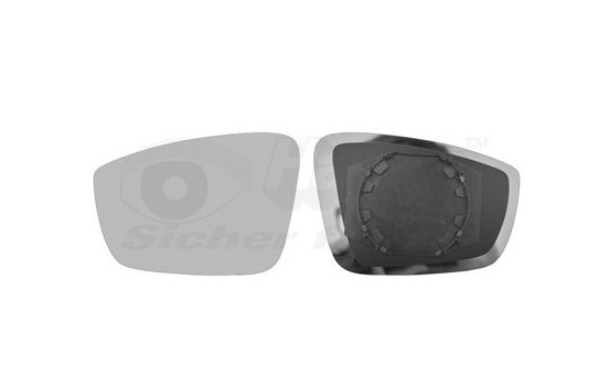Mirror Glass, outside mirror 7617831 Hagus