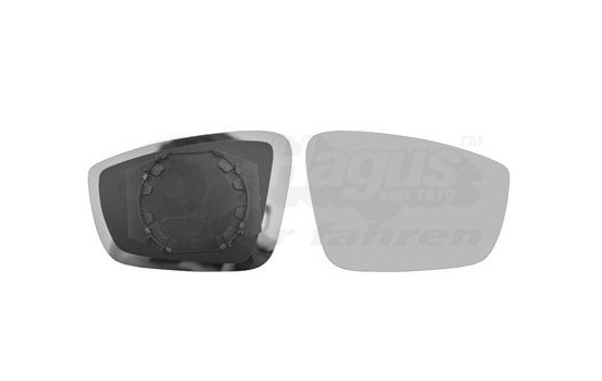 Mirror Glass, outside mirror 7617832 Hagus