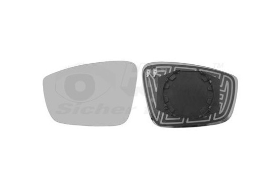 Mirror Glass, outside mirror 7617837 Hagus