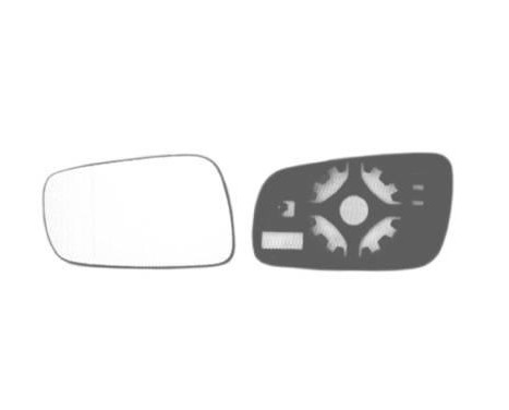 Mirror Glass, outside mirror 7620837 Hagus
