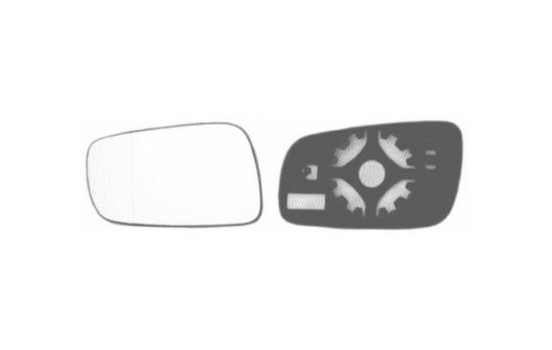 Mirror Glass, outside mirror 7620837 Hagus, Image 2