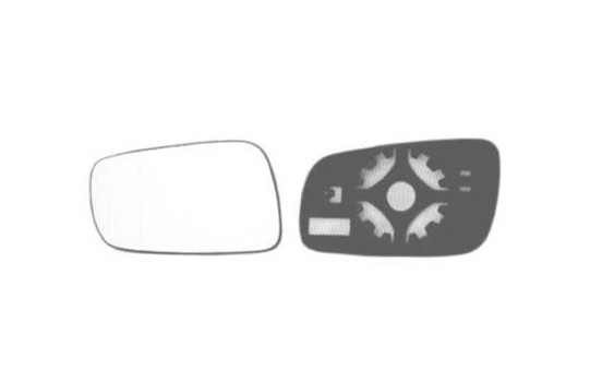 Mirror Glass, outside mirror 7620838 Hagus