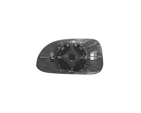 Mirror Glass, outside mirror 8125838 Hagus