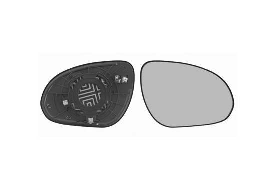 Mirror Glass, outside mirror 8207838 Hagus