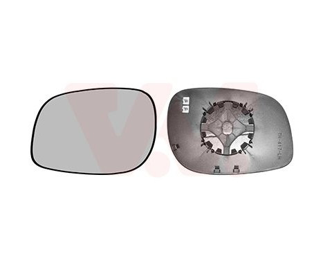 Mirror Glass, outside mirror HAGUS 0248837 Van Wezel, Image 2