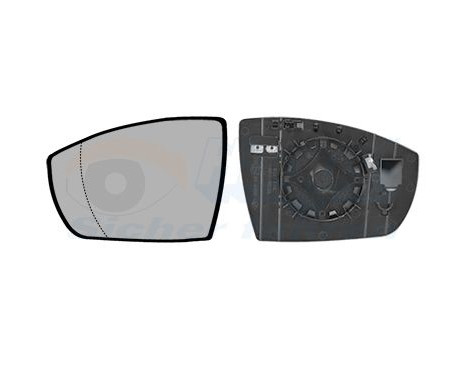 Mirror Glass, outside mirror * HAGUS * 1802837