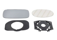 Mirror glass, outside mirror