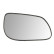 Mirror glass, outside mirror