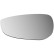Mirror glass, outside mirror