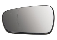 Mirror glass, outside mirror