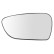 Mirror glass, outside mirror