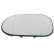 Mirror glass, outside mirror