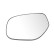 Mirror glass, outside mirror