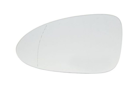 Mirror glass, outside mirror