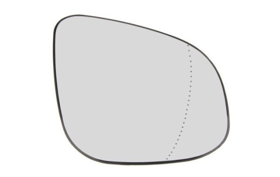 Mirror glass, outside mirror