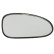 Mirror glass, outside mirror