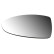 Mirror glass, outside mirror
