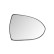 Mirror glass, outside mirror