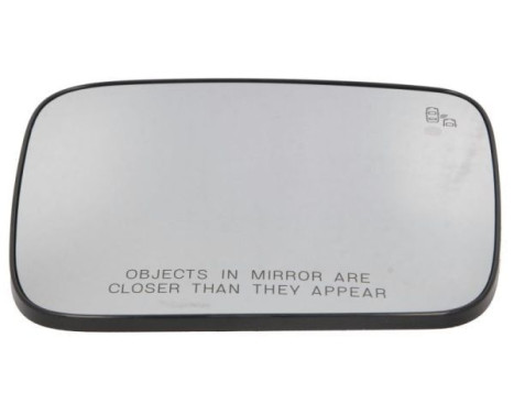 Mirror glass, outside mirror