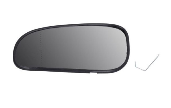 Mirror glass, outside mirror