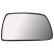 Mirror glass, outside mirror
