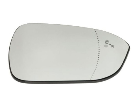 Mirror glass, outside mirror