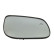 Mirror glass, outside mirror