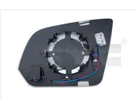 Mirror glass, Wing mirror 321-0179-1 TYC