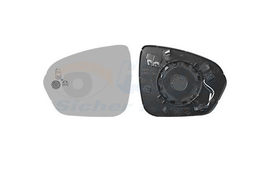 Mirror Glass, Wing mirror * HAGUS * 1557835