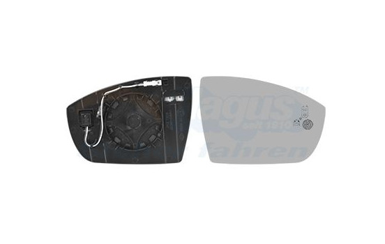 Mirror glass, Wing mirror * HAGUS * 1802836