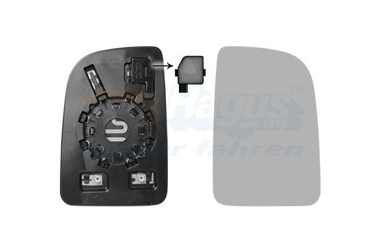 Mirror Glass, Wing mirror * HAGUS * 2973866