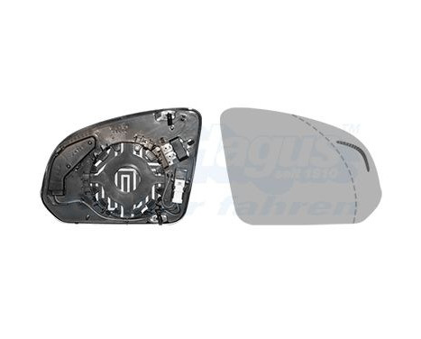 Mirror glass, Wing mirror * HAGUS * 5917832