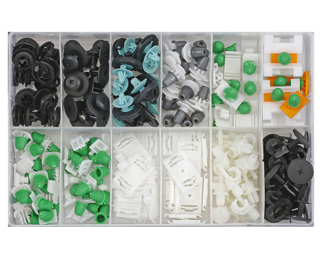 Assortment of upholstery clips for Audi 160 pieces