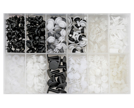 Assortment of upholstery clips for Peugeot 345 pieces
