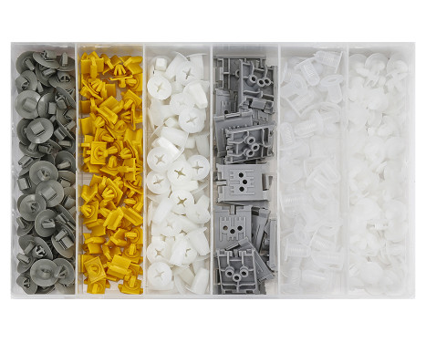 Assortment of upholstery clips for Renault 300 pieces