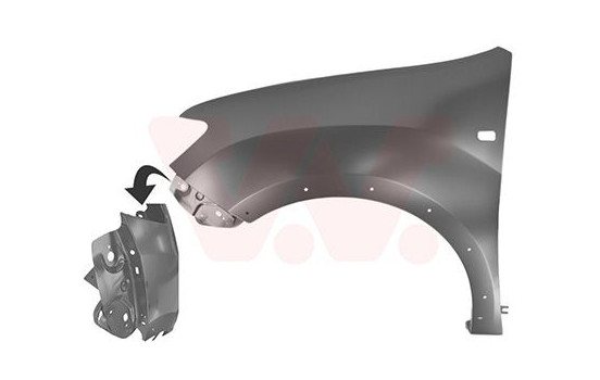 FRONT MUDGUARD LEFT 1509655 Van Wezel