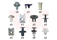 FRONT MUDGUARD MOUNTING KIT 1945796 Van Wezel